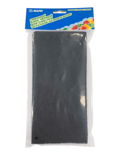 СМЕННЫЙ БЛОК ЧЕРНЫЙ ДЛЯ ОЧИСТКИ ОСТАТКОВ ЗАТИРКИ BASIC